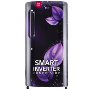 LG 205 L Direct Cool Single Door 4 Star Refrigerator with Smart Inverter Compressor, Humidity Controller & Moist 'N' Fresh  (Purple Victoria, GL-B221APVY)