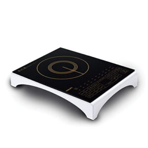 Philips Viva Collection Hd4938/01 2100-Watt Glass Induction Cooktop With Sensor Touch (Black)