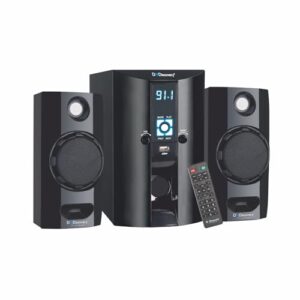 DH Discovery DH6600W with (Radio, USB Port, AUX, LCD Display, Remote Control, RGB Light) 150 W Bluetooth Home Theatre