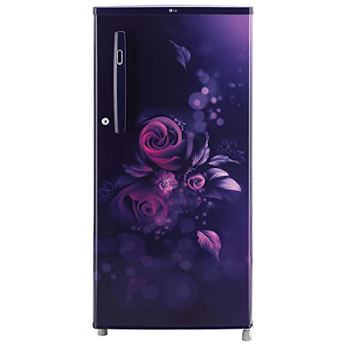 LG 185 L 3 Star Direct-Cool Single Door Refrigerator Appliance (GL-B199OBED, Blue Euphoria, 2023 Model, Fastest Ice Making)