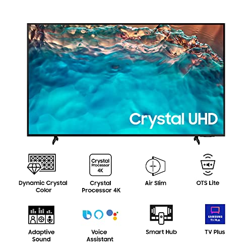 2.Samsung 138 cm 55 inches 4K Ultra HD Smart LED TV UA55BU8000KLXL Black