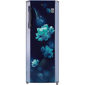 LG 261 L 3 Star Direct-Cool Smart Inverter Compressor Single-Door Refrigerator (GL-B281BBCX, Blue Charm, Moist 'N' Fresh, 2023 Model)