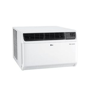 LG DUAL Inverter Window AC (1.5 Ton)  RW-Q18WWZA, 5 Star With Convertible 4-In-1 Cooling And Thin Q (Wi-Fi, White)