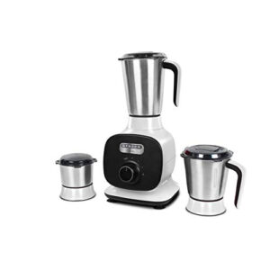 Faber 800W Mixer Grinder with 3 Stainless Steel Jar(FMG Candy 800 3J BW), White