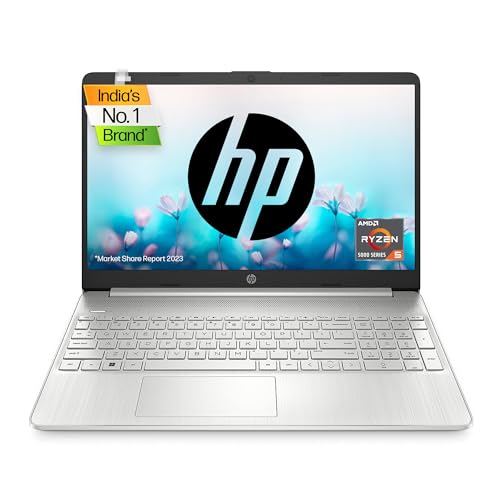 HP Laptop 15s, AMD Ryzen 5 5500U, 15.6-inch (39.6 cm), Full HD, 8GB DDR4, 512GB SSD, AMD Radeon Graphics, Thin & Light, Dual Speakers (Windows 11, Microsoft Office 2021, Silver, 1.69 kg), EQ2223AU